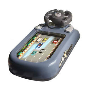 TurboRace Interactive Game Set handheld racing console with steering wheel and 200 challenges for kids ages 3+