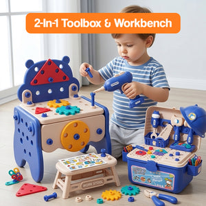 Kids' Tool Set & Workbench Electric Drill Tools & Building Pieces – pretend play set
