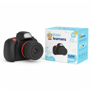 Mini Photographer Digital Camera toy with 64GB memory card packaging for kids creative photography play