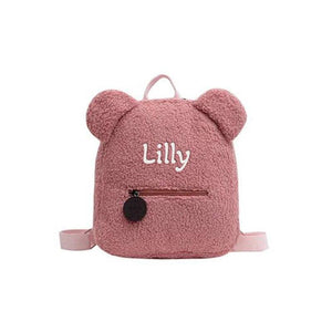 Custom Name Teddy Bear Backpack