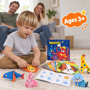 3D Origami Paper Craft Kit with Illustrated Instruction Book