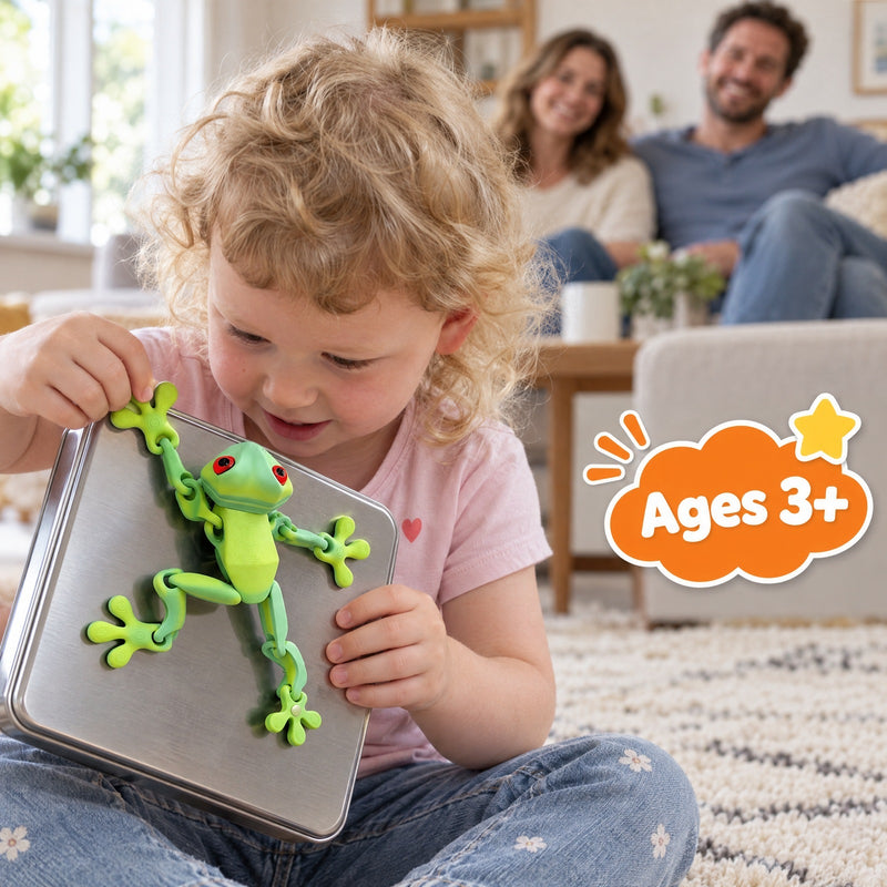 Poseable Magnetic Frog