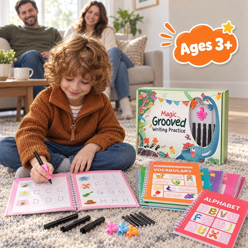 Magic Grooved Writing Practice Set