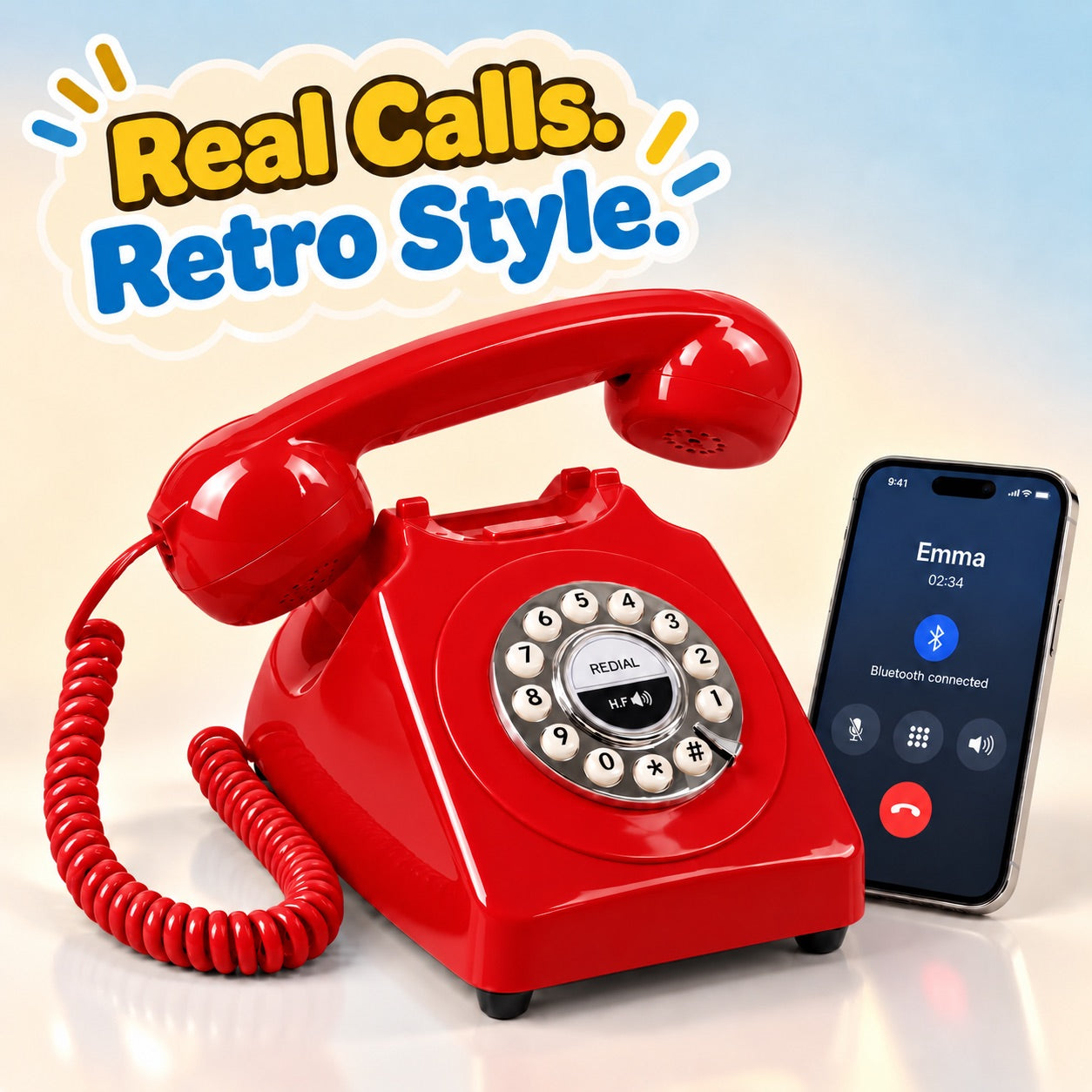 Retro Rotary Bluetooth Telephone