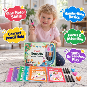 Magic Grooved Writing Practice Set