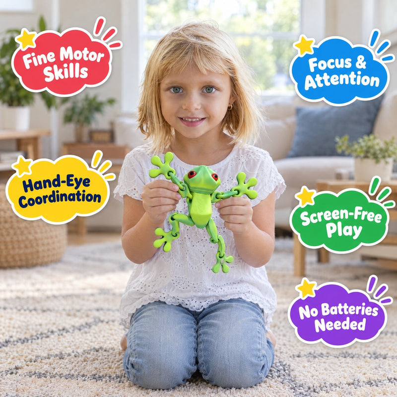 Poseable Magnetic Frog
