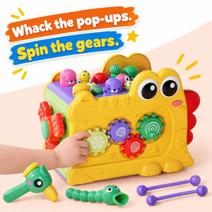 Whack-a-Mole Activity Cube with Xylophone