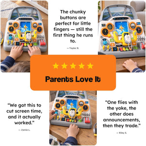 Airplane Cockpit Simulator Playset