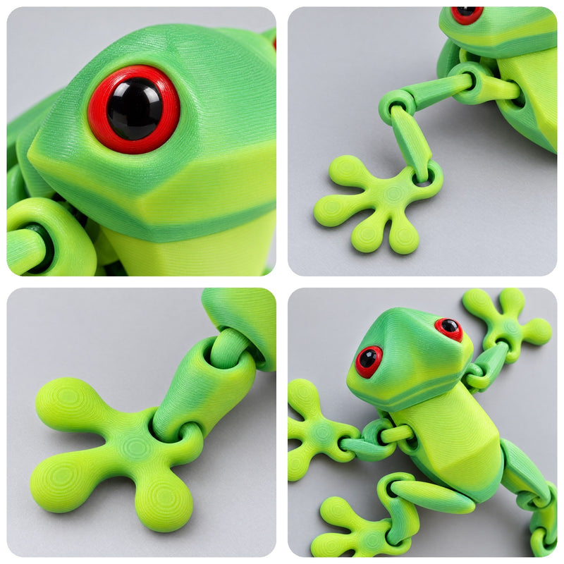 Poseable Magnetic Frog