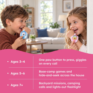 Kids Walkie-Talkie Watch Set