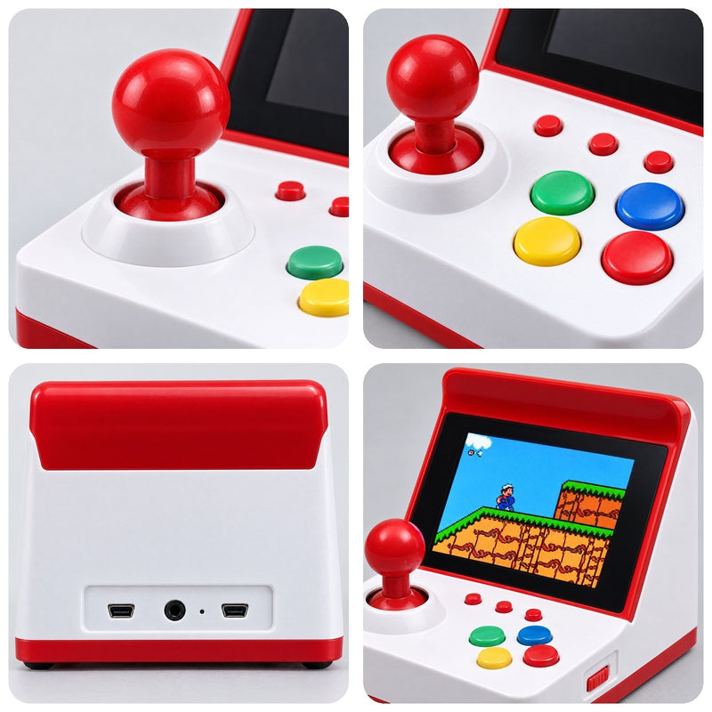 Mini Arcade Retro Game Console with Two Controllers