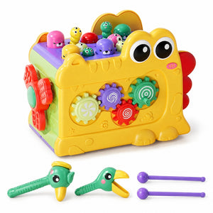 Whack-a-Mole Activity Cube with Xylophone