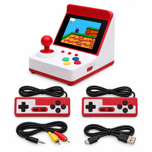 Mini Arcade Retro Game Console with Two Controllers