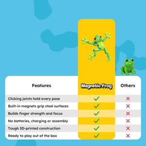 Poseable Magnetic Frog
