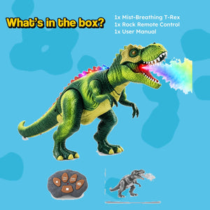 Remote Control Mist-Breathing T-Rex Dinosaur