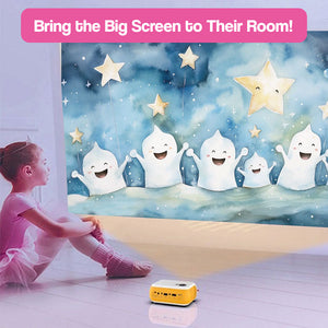 Mini Kids Projector with Built-In Speaker