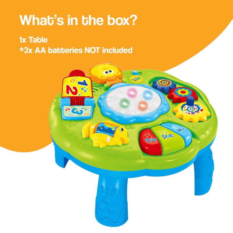 Play & Glow Music Learning Activity Table