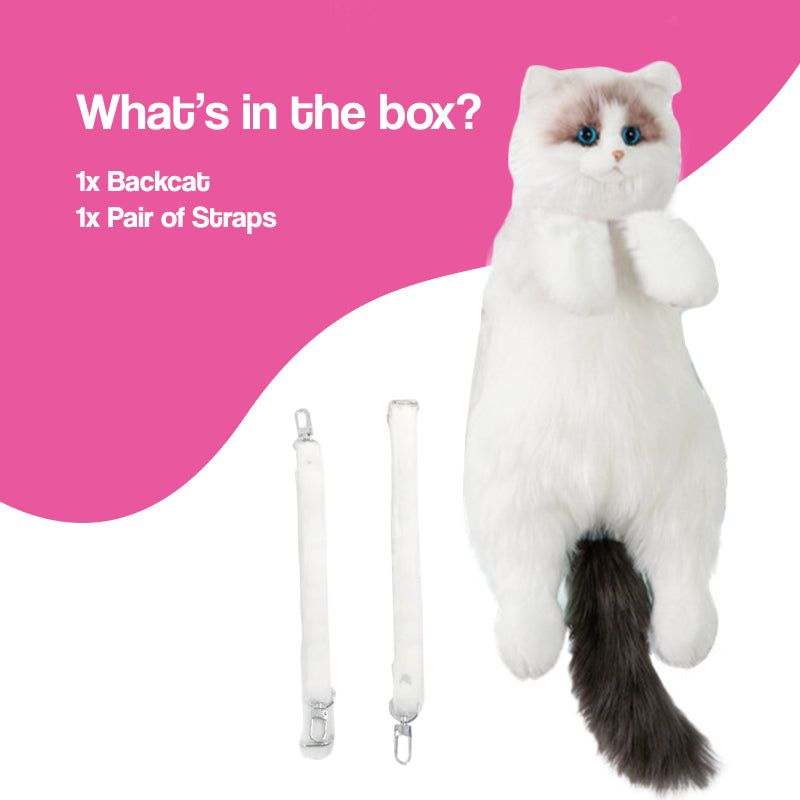 Ultra-Soft Snuggly Ragdoll Cat Backpack