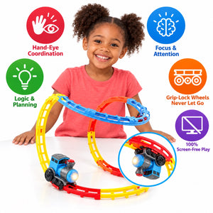 Rollover Train Track Set – DIY craft activity