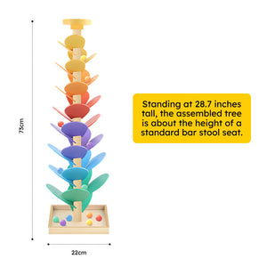 Rainbow Ball Music Tree – Montessori-inspired toy