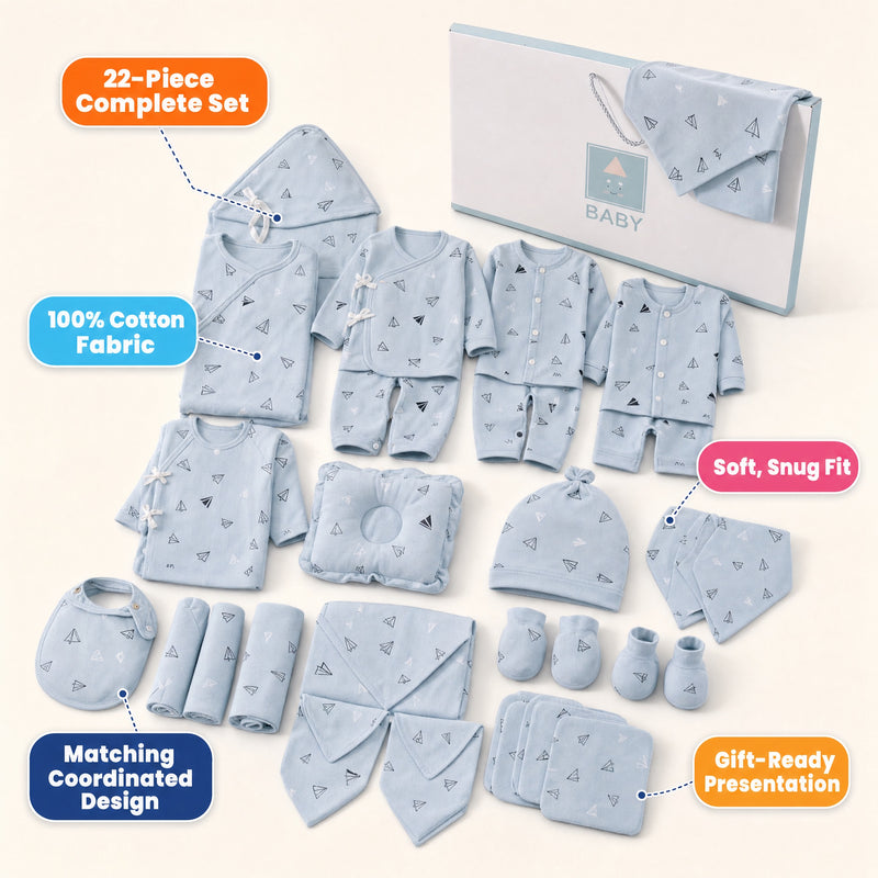Baby Gift Box Set with 22 Pieces