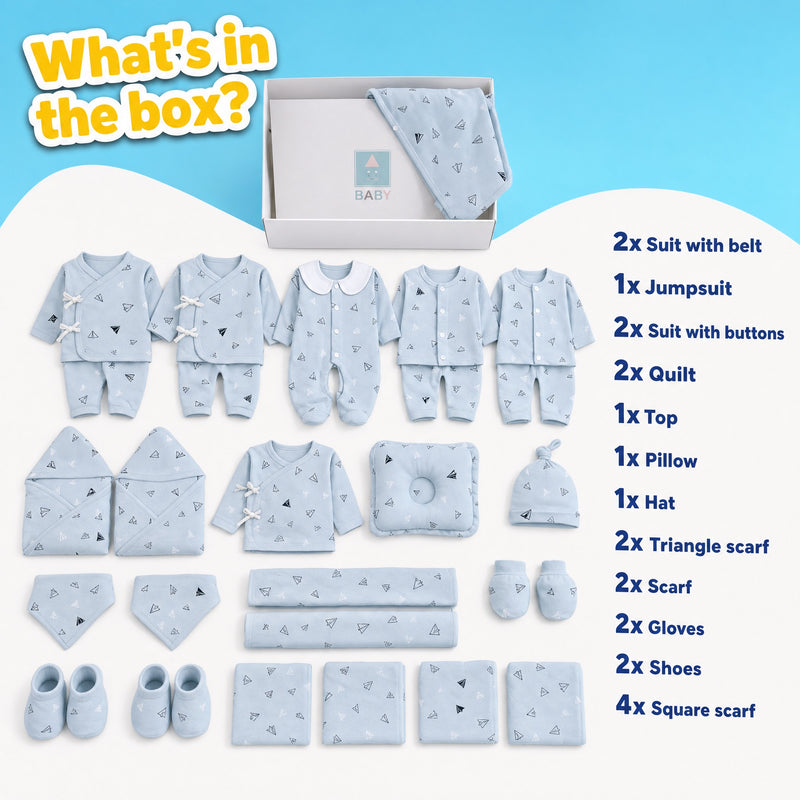 Baby Gift Box Set with 22 Pieces