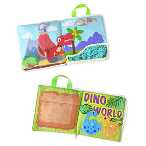 Dinosaur World Montessori Educational Quiet Book