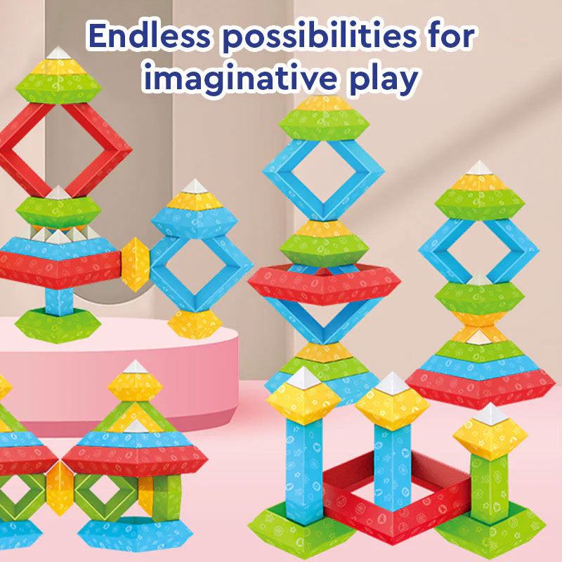 Pyramid Stack Building Blocks