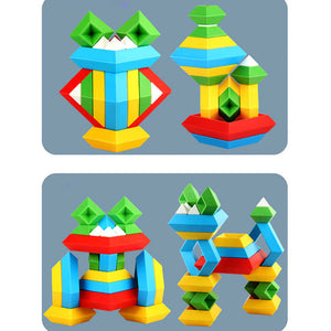 Pyramid Stack Building Blocks