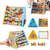 Wooden Montessori Activity Centre Triangle Toys