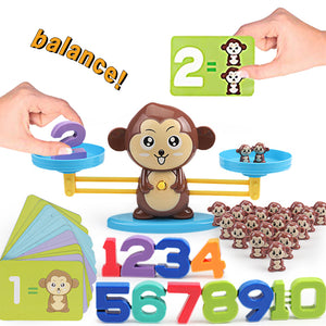 Balance Math Game With Pet Figurines