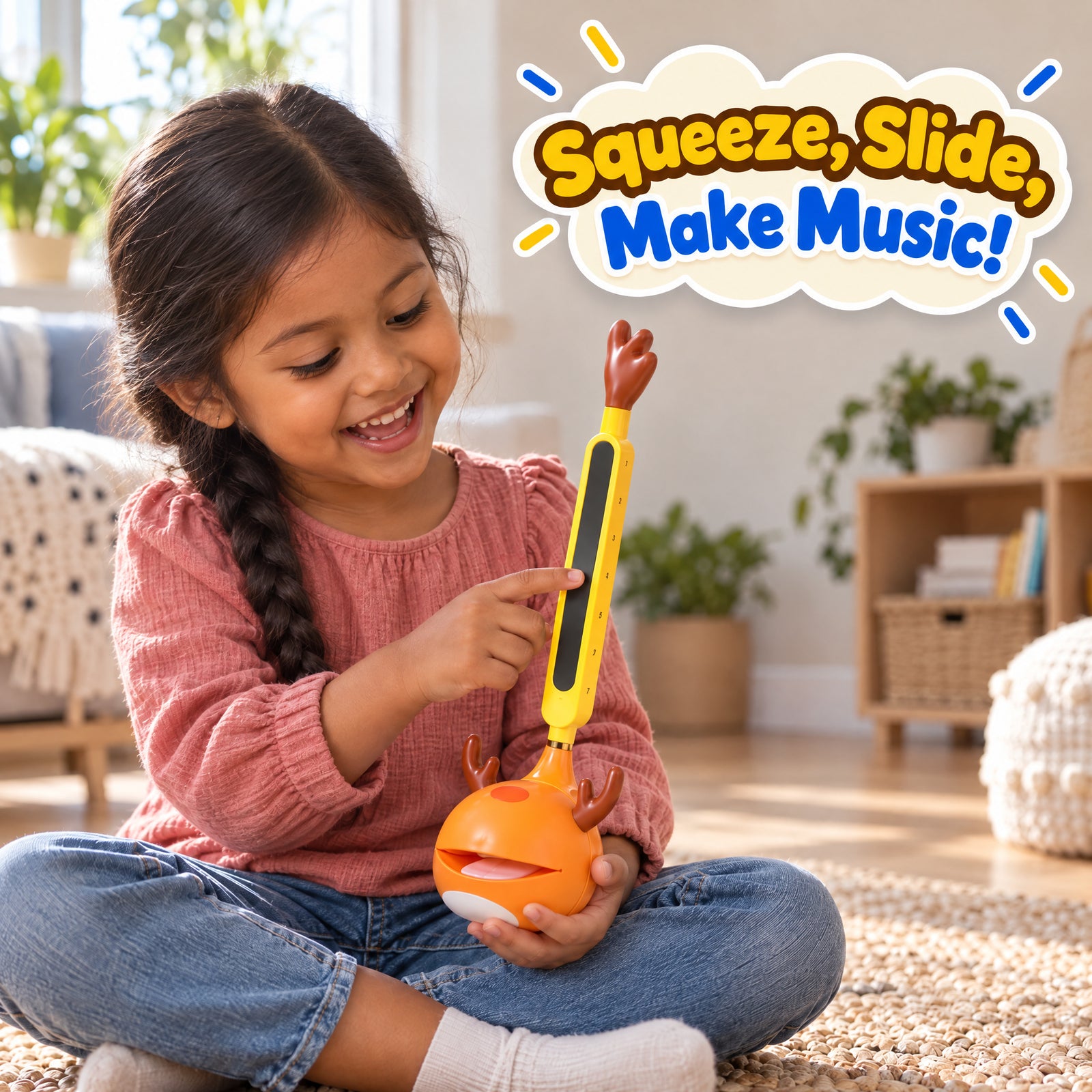 SqueezyTunes Easy-to-Use Adorable Guitar