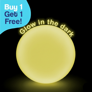 Giant Jelly Balloon Ball glowing in the dark with Buy 1 Get 1 Free offer for outdoor active play