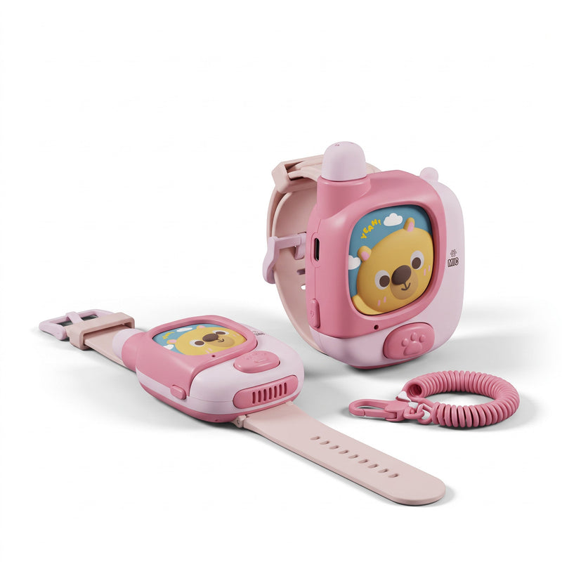 Kids Walkie-Talkie Watch Set in pink