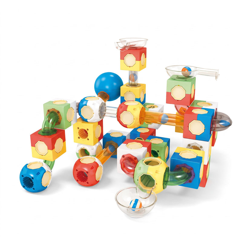 Marble Run Building Blocks Set – DIY craft activity