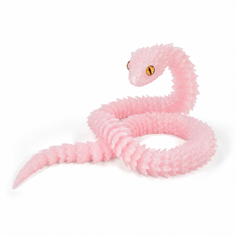 Articulated 3D-Printed Viper Snake (view 9)