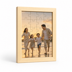 Custom Photo Wooden Puzzle 6*4 with Solid Wood Frame