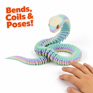 Articulated 3D-Printed Viper Snake (view 25)
