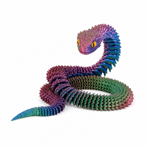 Articulated 3D-Printed Viper Snake (view 23)