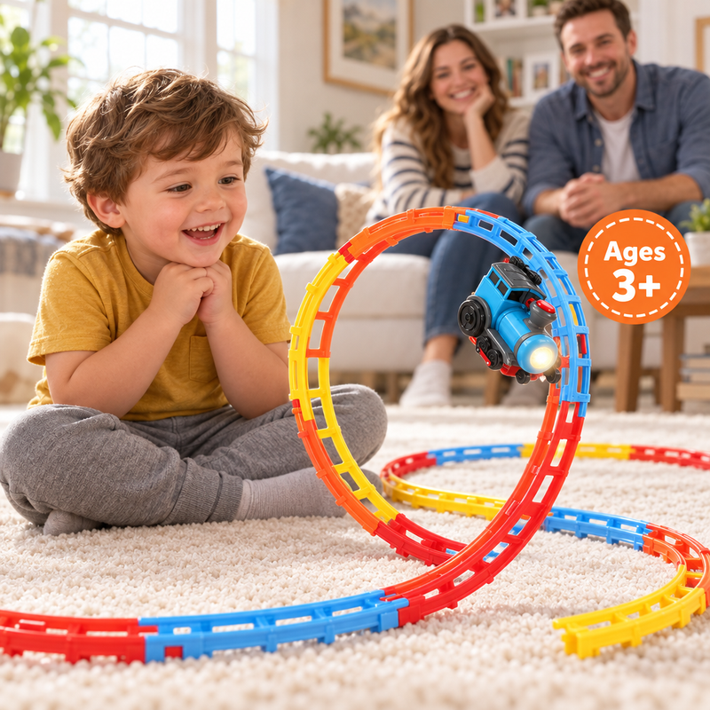 Rollover Train Track Set