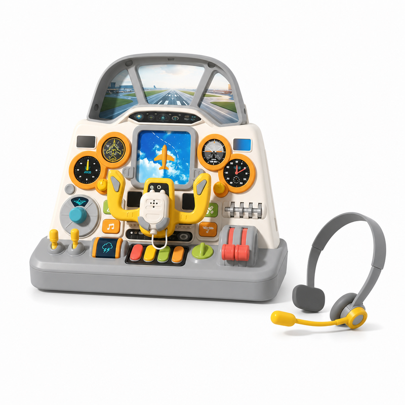 Airplane Cockpit Simulator Playset – gift idea for kids and grandchildren