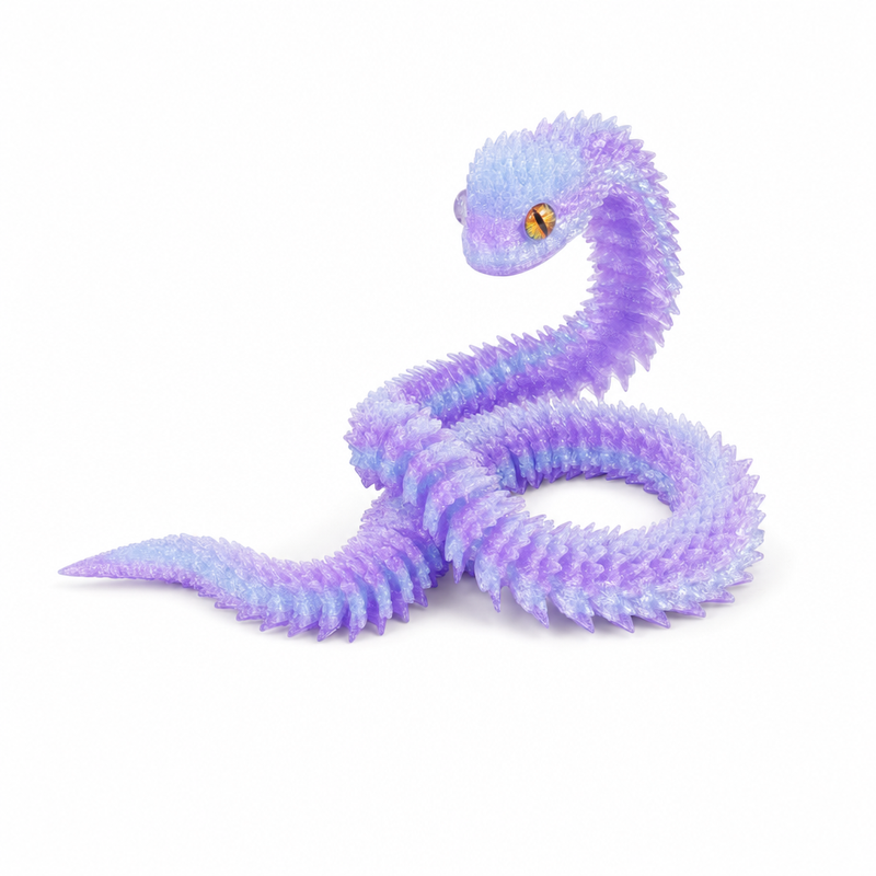 Articulated 3D-Printed Viper Snake (view 25)