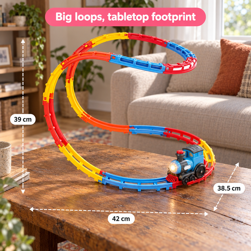 Rollover Train Track Set