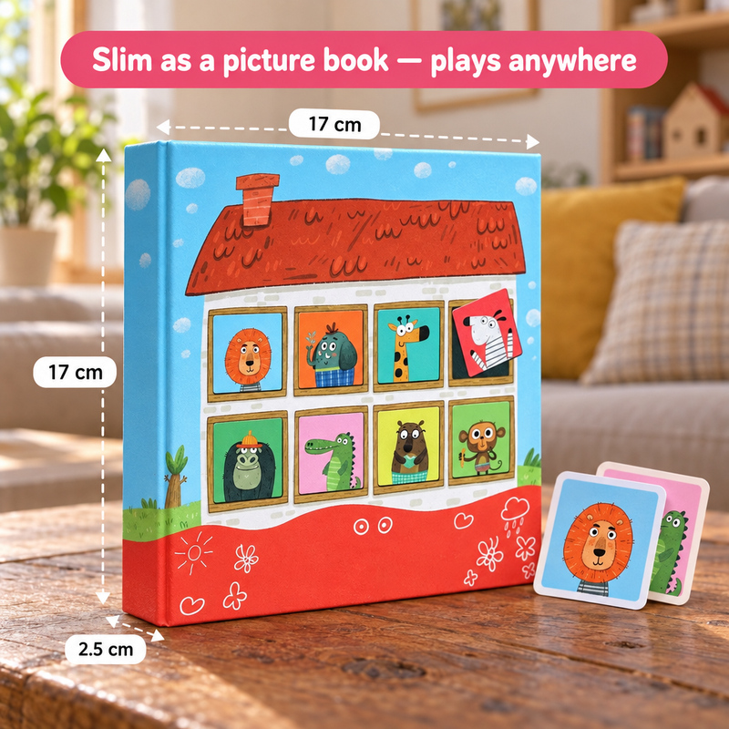 Magnetic Animal House Matching Game – gift idea for kids and grandchildren
