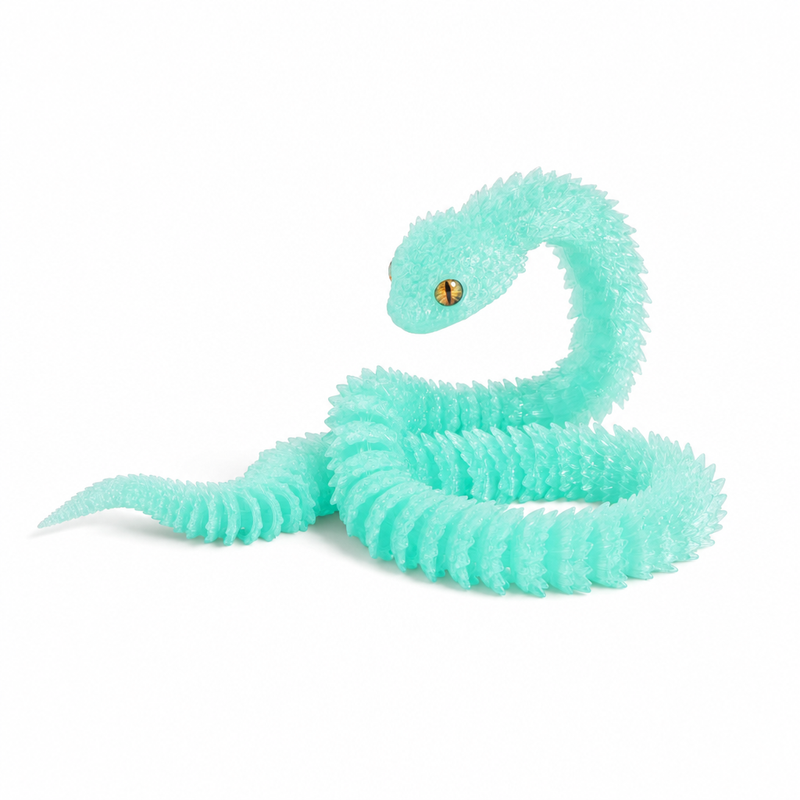Articulated 3D-Printed Viper Snake (view 19)