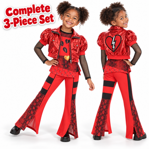 Metallic Rocker 3-Piece Costume Set