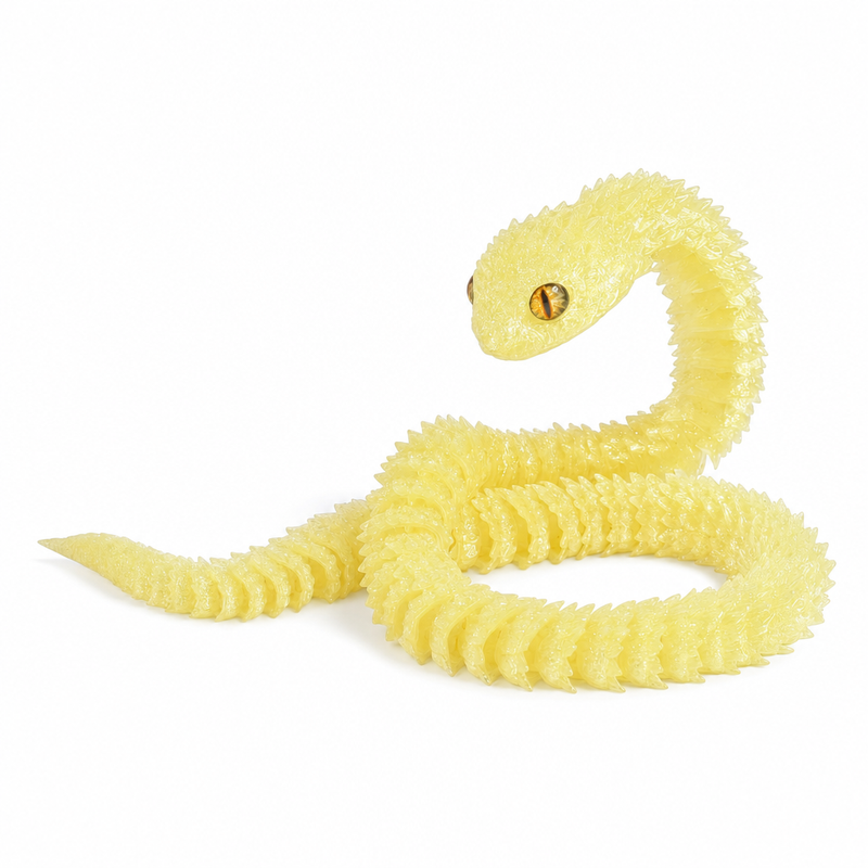 Articulated 3D-Printed Viper Snake (view 12)