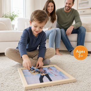 Custom Photo Wooden Puzzle 6*4 with Solid Wood Frame (view 4)