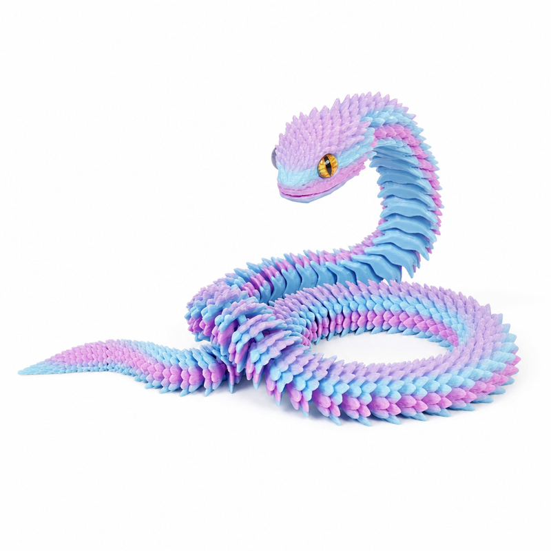 Articulated 3D-Printed Viper Snake (view 5)
