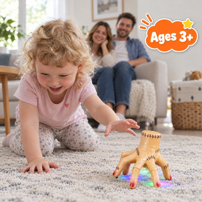 Crawling Hand Toy with Lights & Music – for kids ages 3+